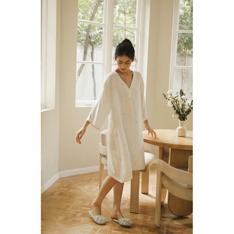 Maternity Wear - Abito da salotto in viscosa morbida