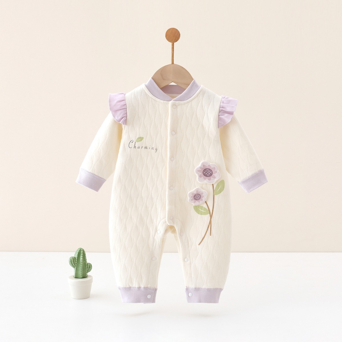 Newborn Baby Girl Romper Floral - Vestiti carini per bambina Neonato caldo