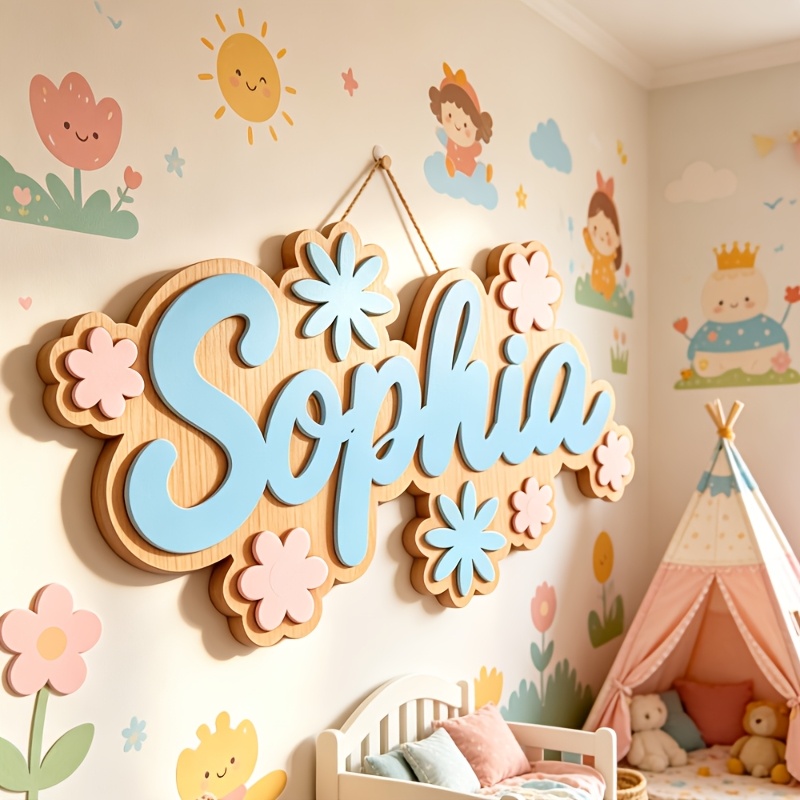 Nursery - Targa Personalizzata per Camera a Tema